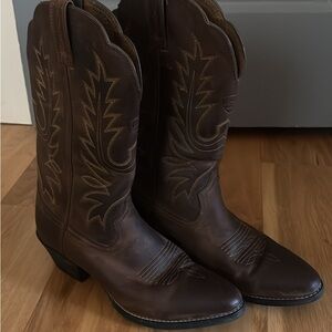 Ariat Brown Leather Women's Western Cowboy Boots